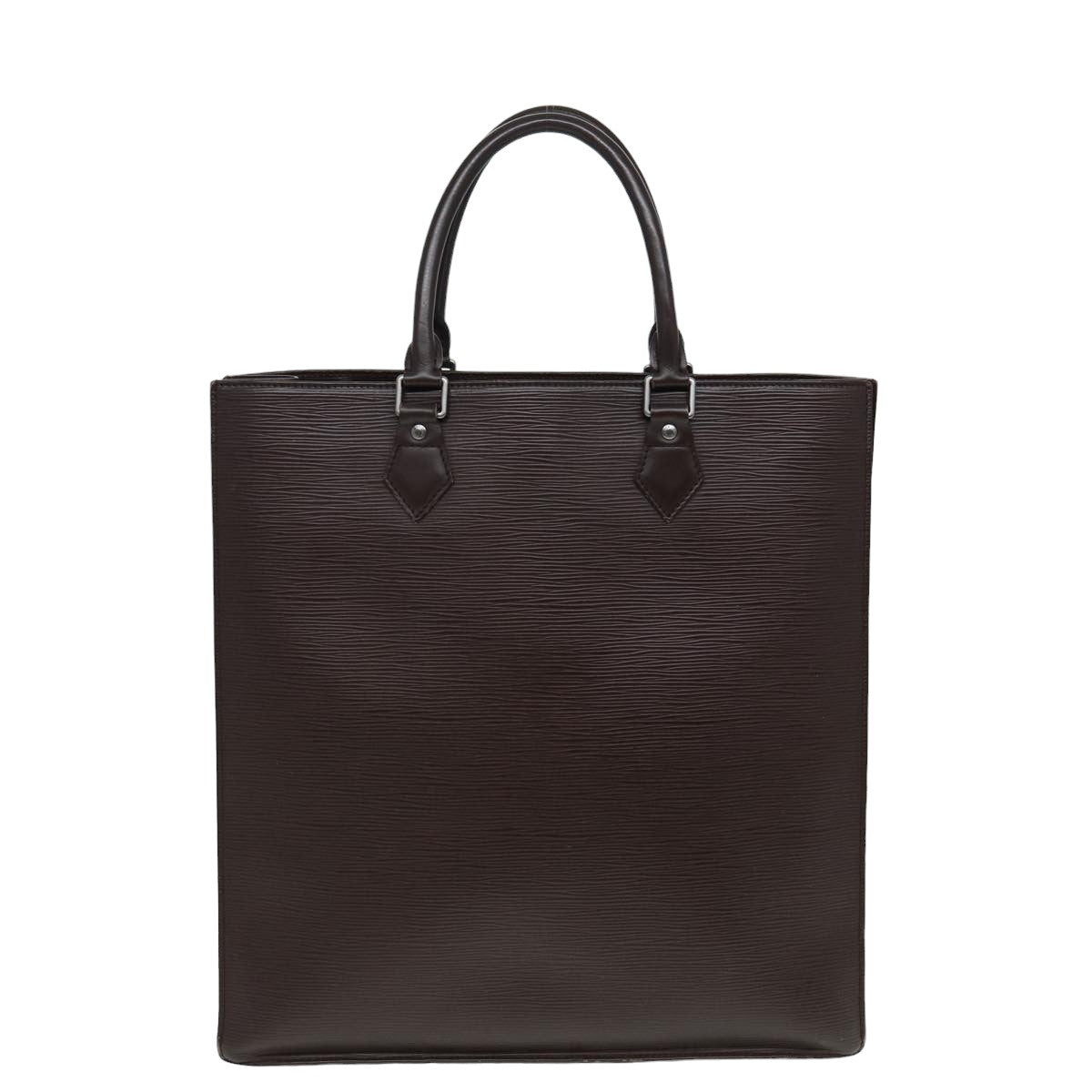 LOUIS VUITTON Epi Sac Plat Hand Bag Mocha Brown M5908D LV 83038