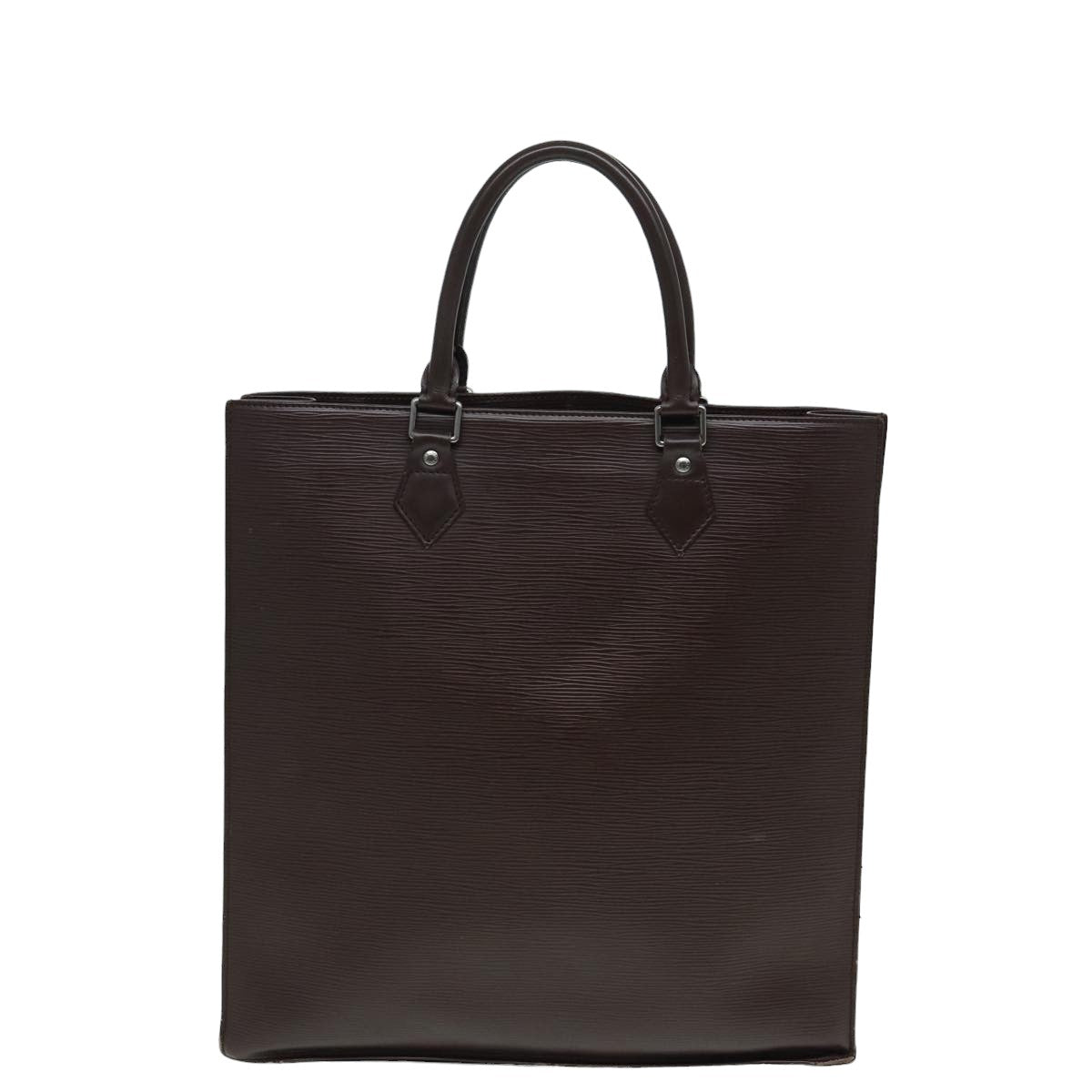 LOUIS VUITTON Epi Sac Plat Hand Bag Mocha Brown M5908D LV 83038