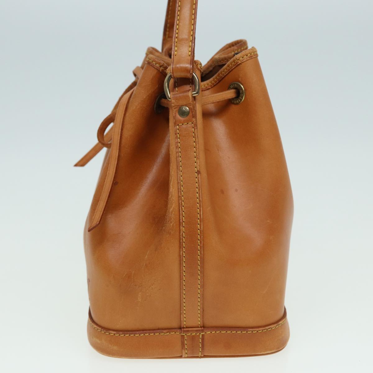 LOUIS VUITTON Nomad Mini Noe Hand Bag Leather Beige M43528 LV 83039