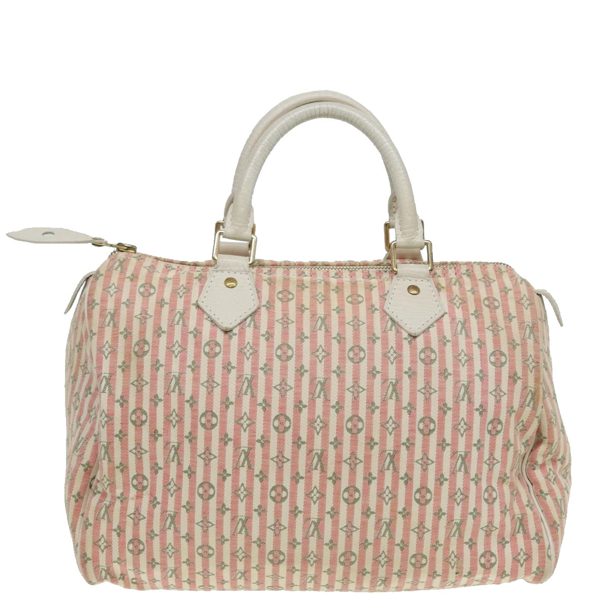 LOUIS VUITTON Monogram Mini Lin Croisette Speedy 30 Bag Pink M95501 83068