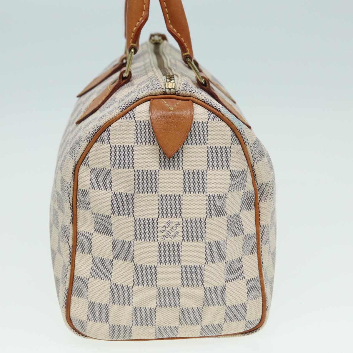 LOUIS VUITTON Damier Azur Speedy 25 Hand Bag N41534 LV 83072