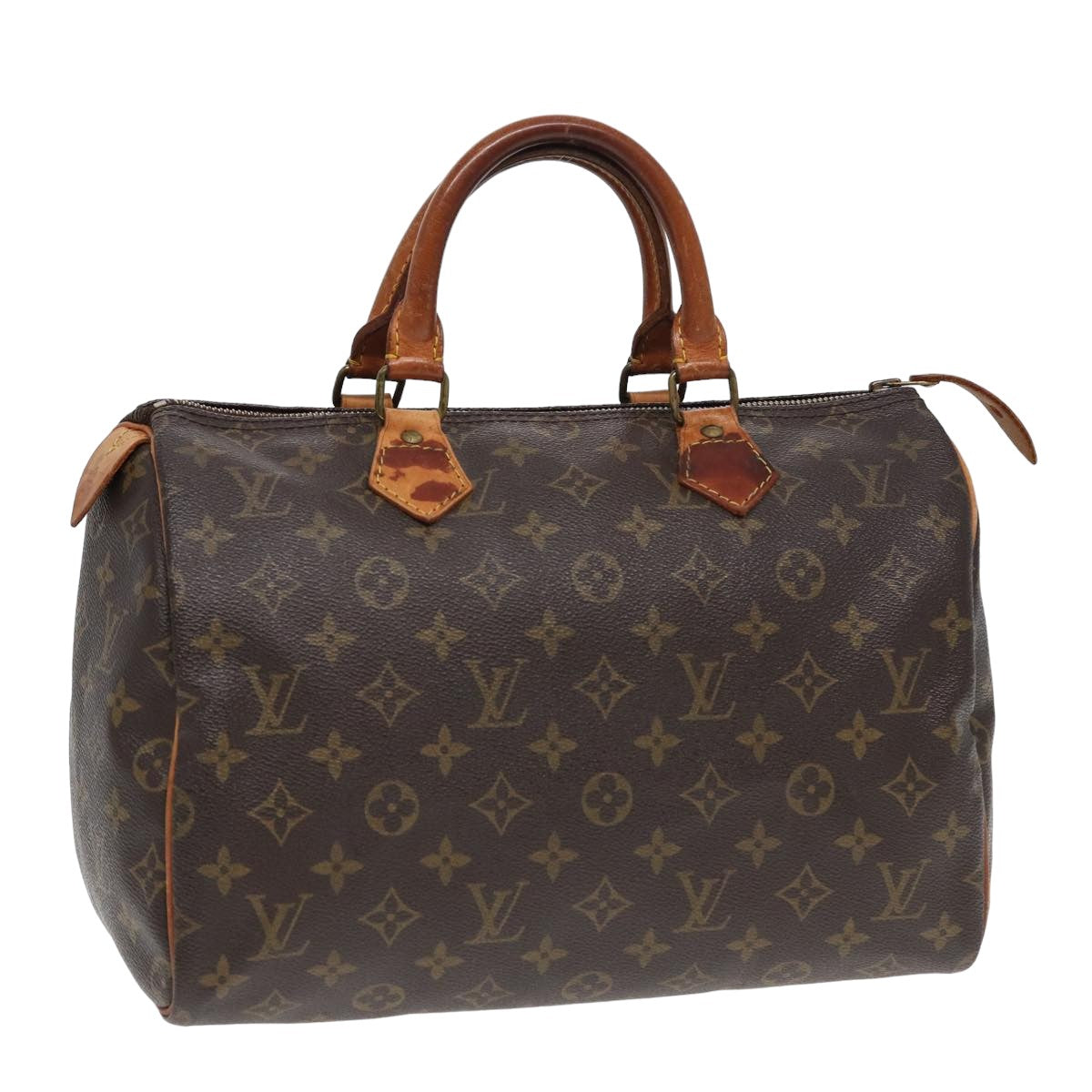 LOUIS VUITTON Monogram Speedy 30 Hand Bag M41526 LV 83078