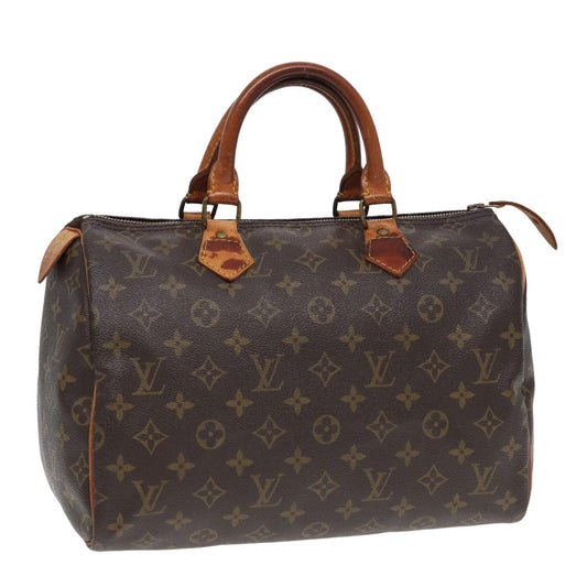 LOUIS VUITTON Monogram Speedy 30 Hand Bag M41526 LV 83078