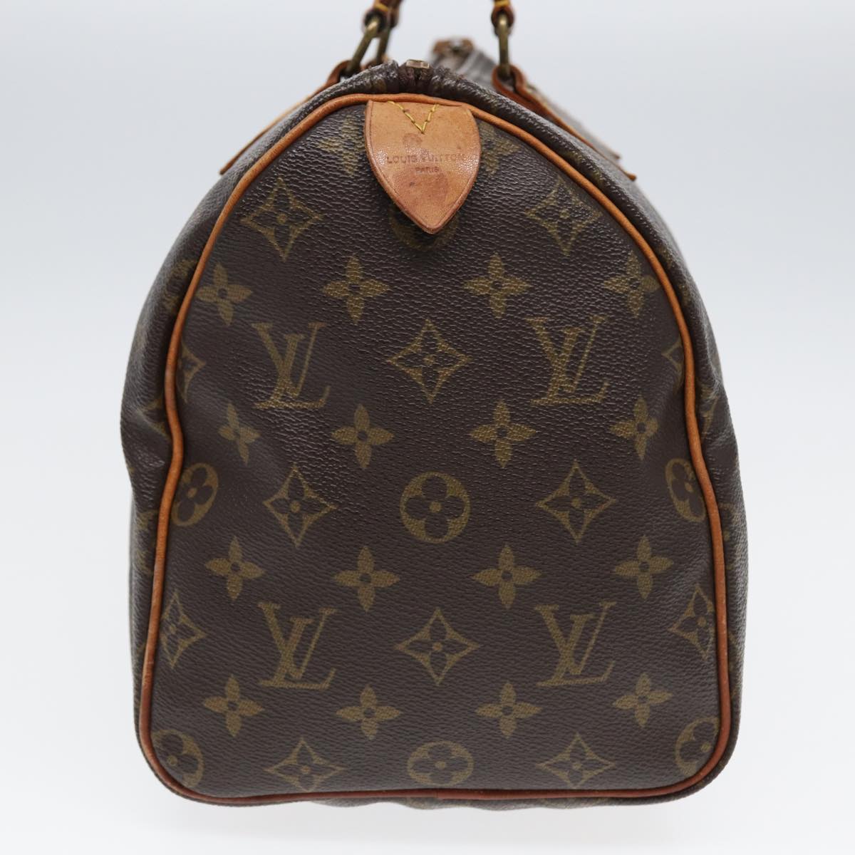 LOUIS VUITTON Monogram Speedy 30 Hand Bag M41526 LV 83078