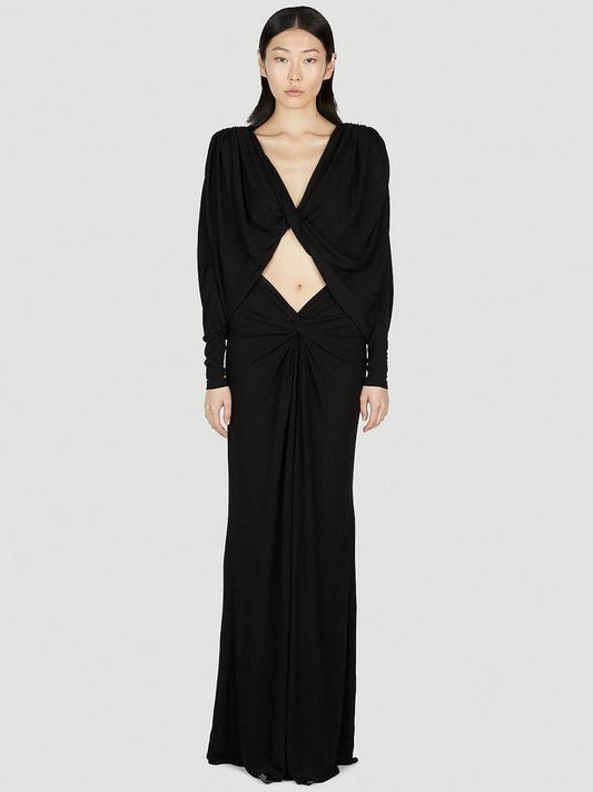 Saint Laurent 23 ss Cut Out Dress 735136 Y7F93 1000 B0110821964