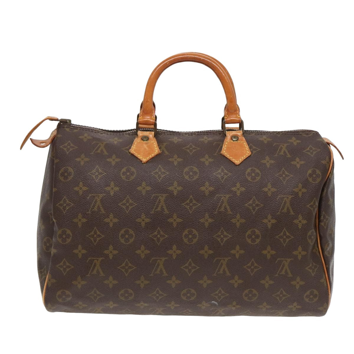 LOUIS VUITTON Monogram Speedy 35 Hand Bag M41524 LV 83080