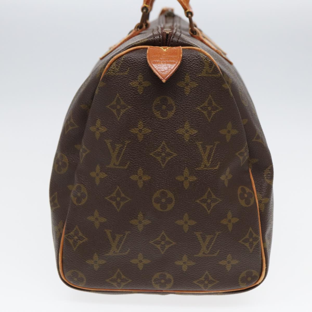 LOUIS VUITTON Monogram Speedy 35 Hand Bag M41524 LV 83080