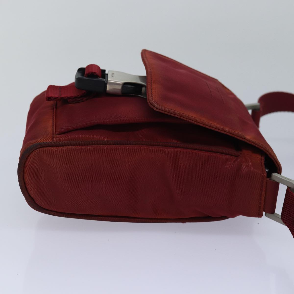 PRADA Shoulder Bag Nylon Red  83166