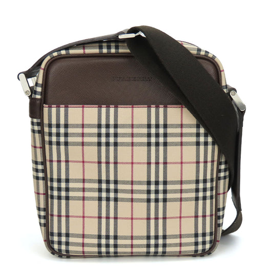 Burberry Canvas Leather Shoulder Bag