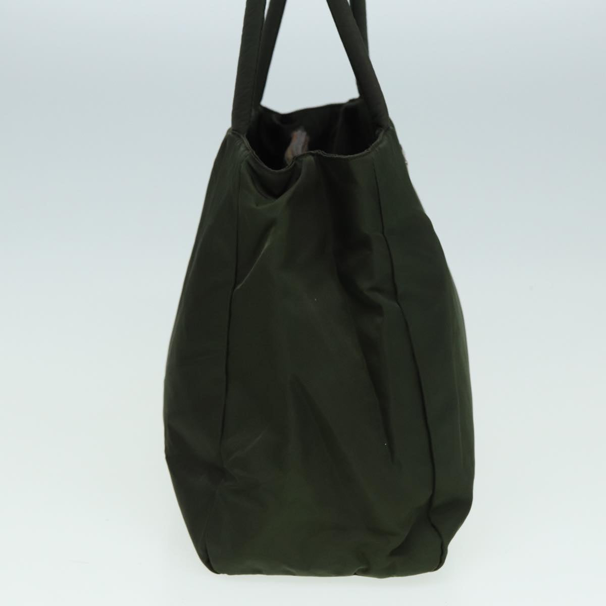 PRADA Hand Bag Nylon Khaki  83225