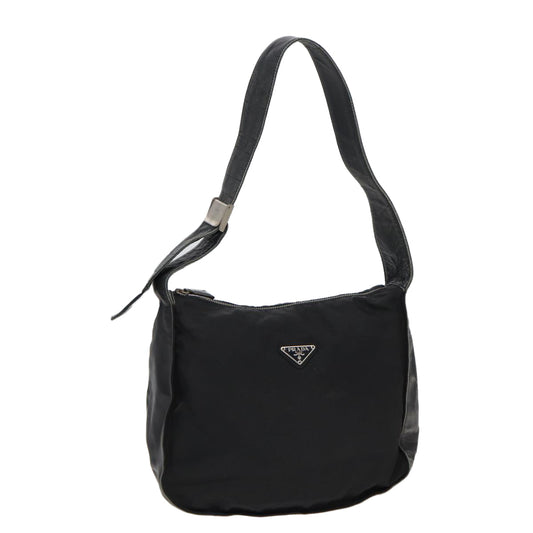 PRADA Shoulder Bag Nylon Black  83226