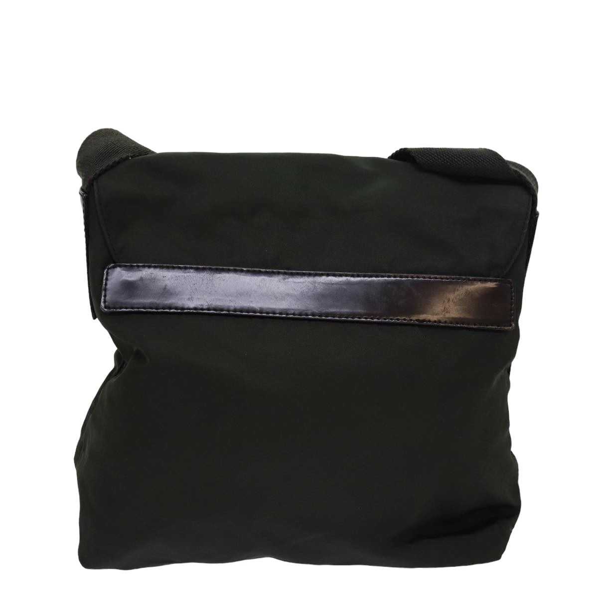PRADA Shoulder Bag Nylon Khaki Brown  83228