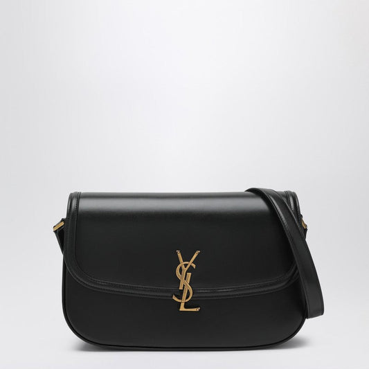 Saint Laurent Large Solferino Bag In Black Leather Women
