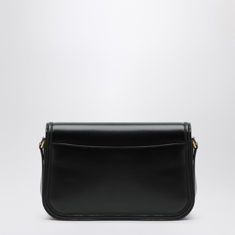 Saint Laurent Large Solferino Bag In Black Leather Women