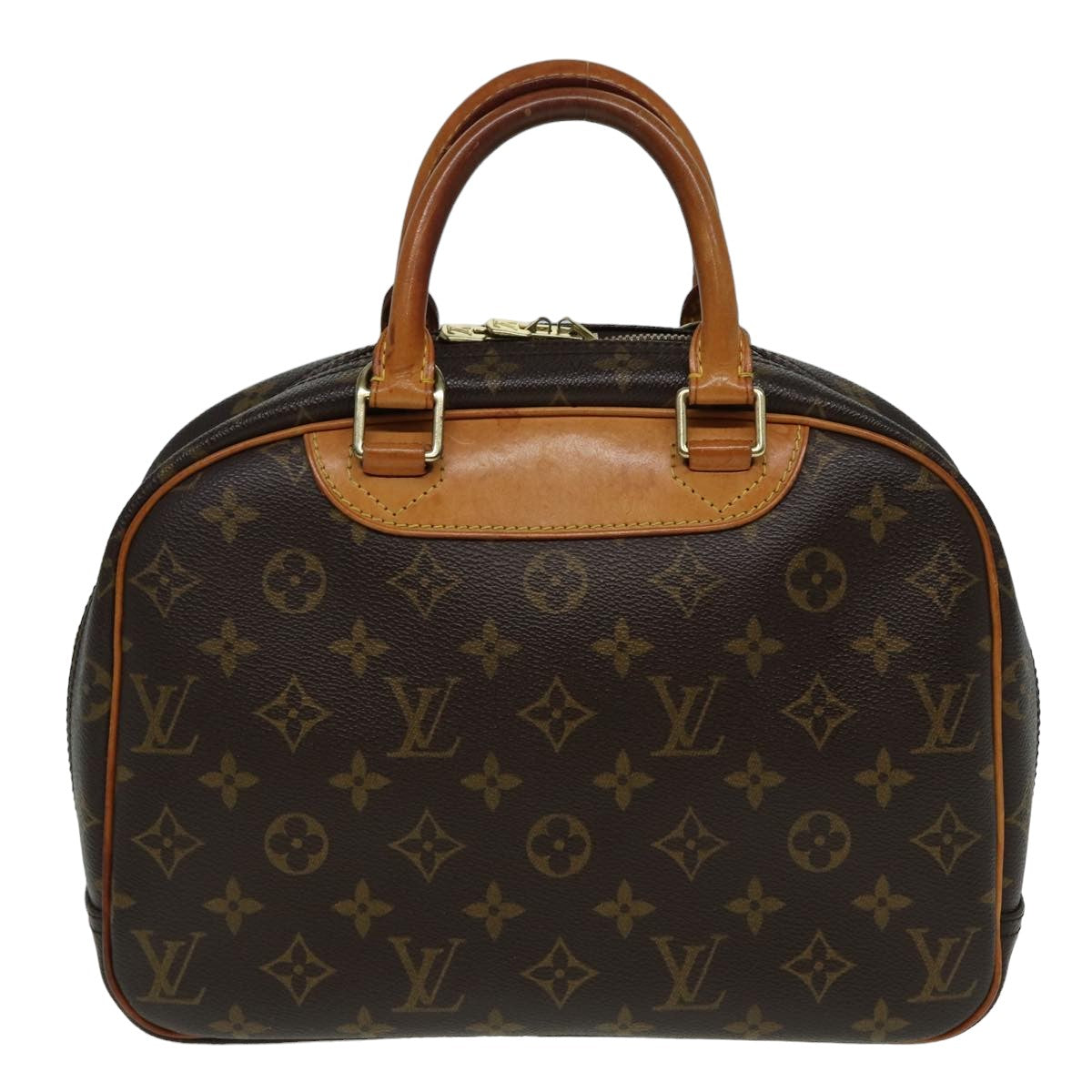 LOUIS VUITTON Monogram Trouville Hand Bag M42228 LV 83258