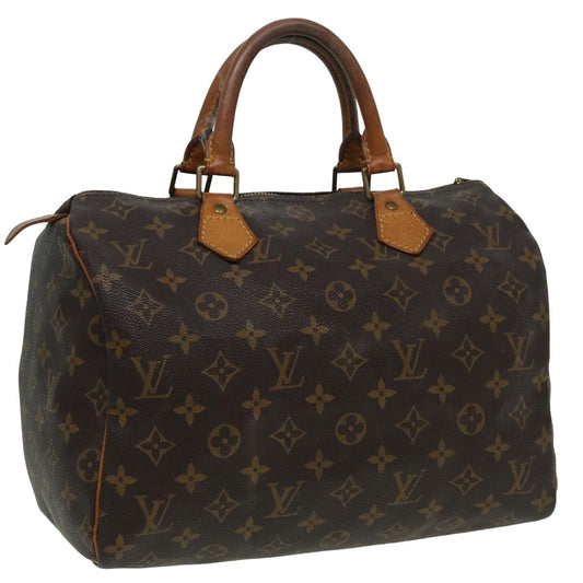 LOUIS VUITTON Monogram Speedy 30 Hand Bag M41526 LV 83267
