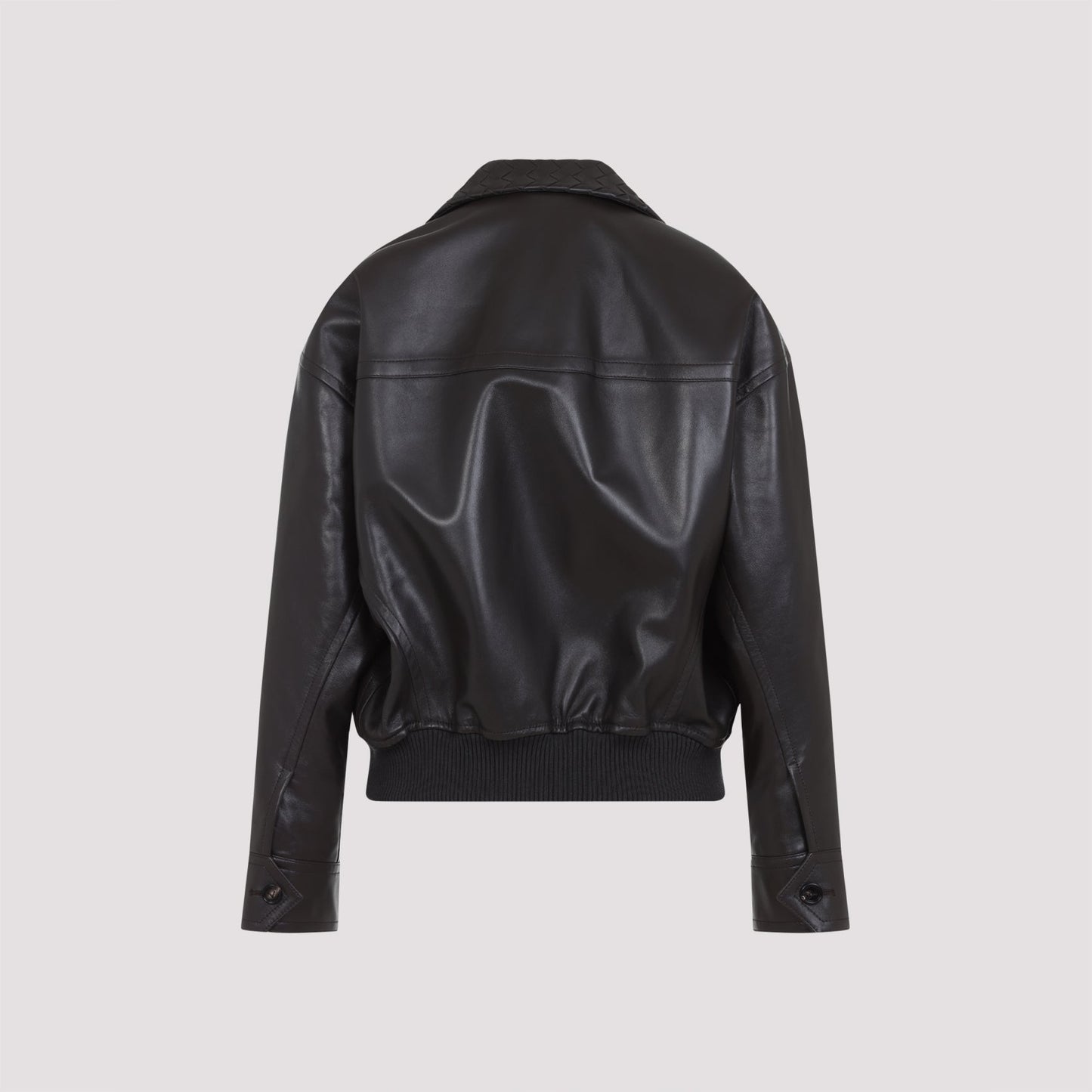 BOTTEGA VENETA Luxurious Leather Jacket for Women - FW25
