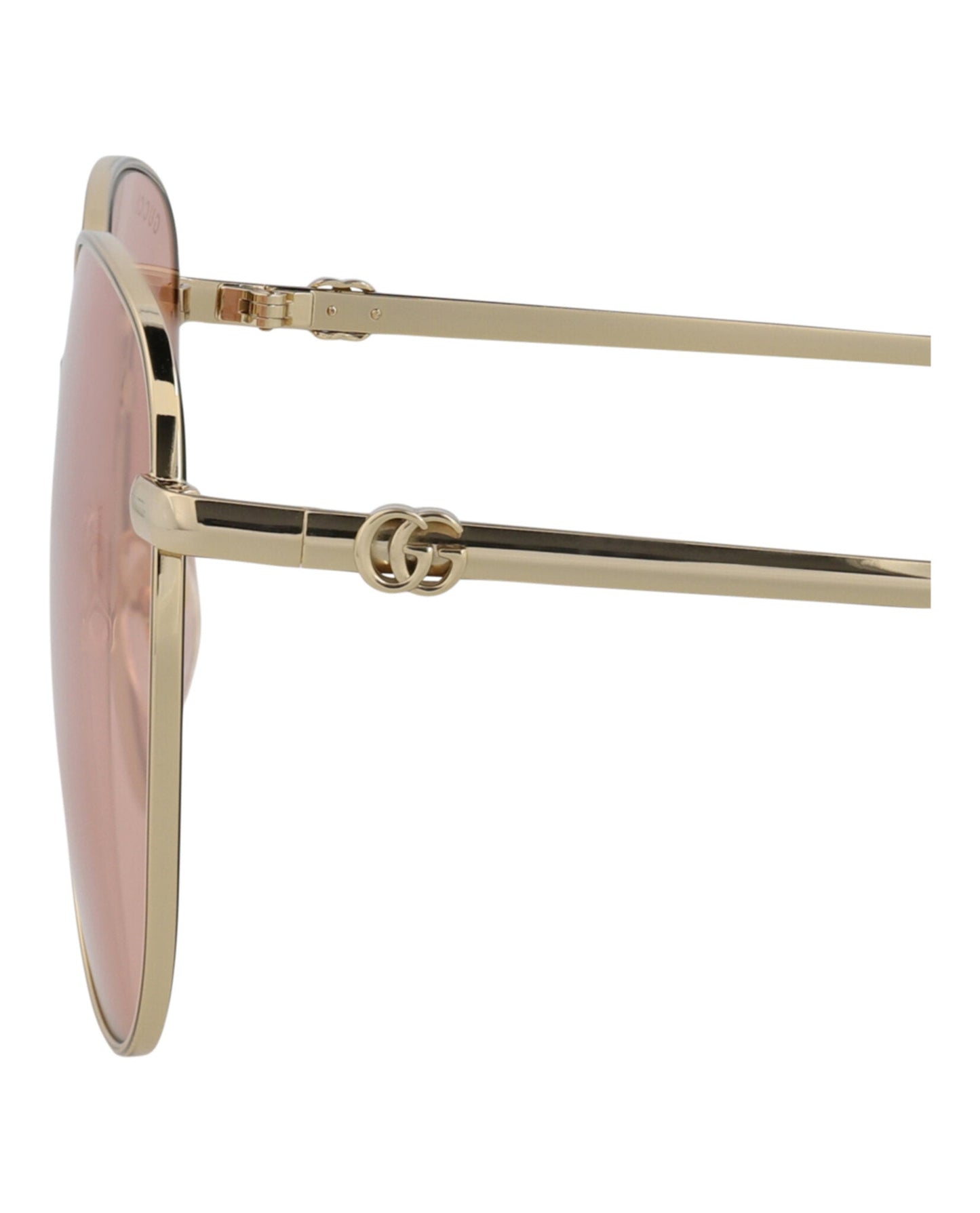 Aviator-Frame Metal Sunglasses