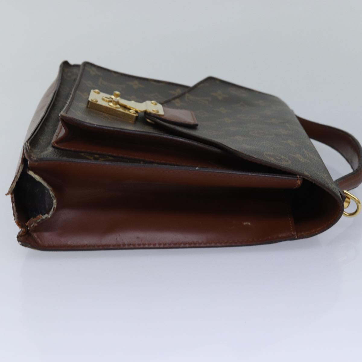 LOUIS VUITTON Monogram Monceau 28 Hand Bag 2way M51185 LV 83308