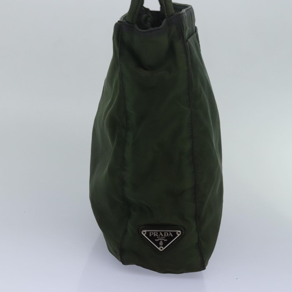 PRADA Shoulder Bag Nylon Khaki  83315