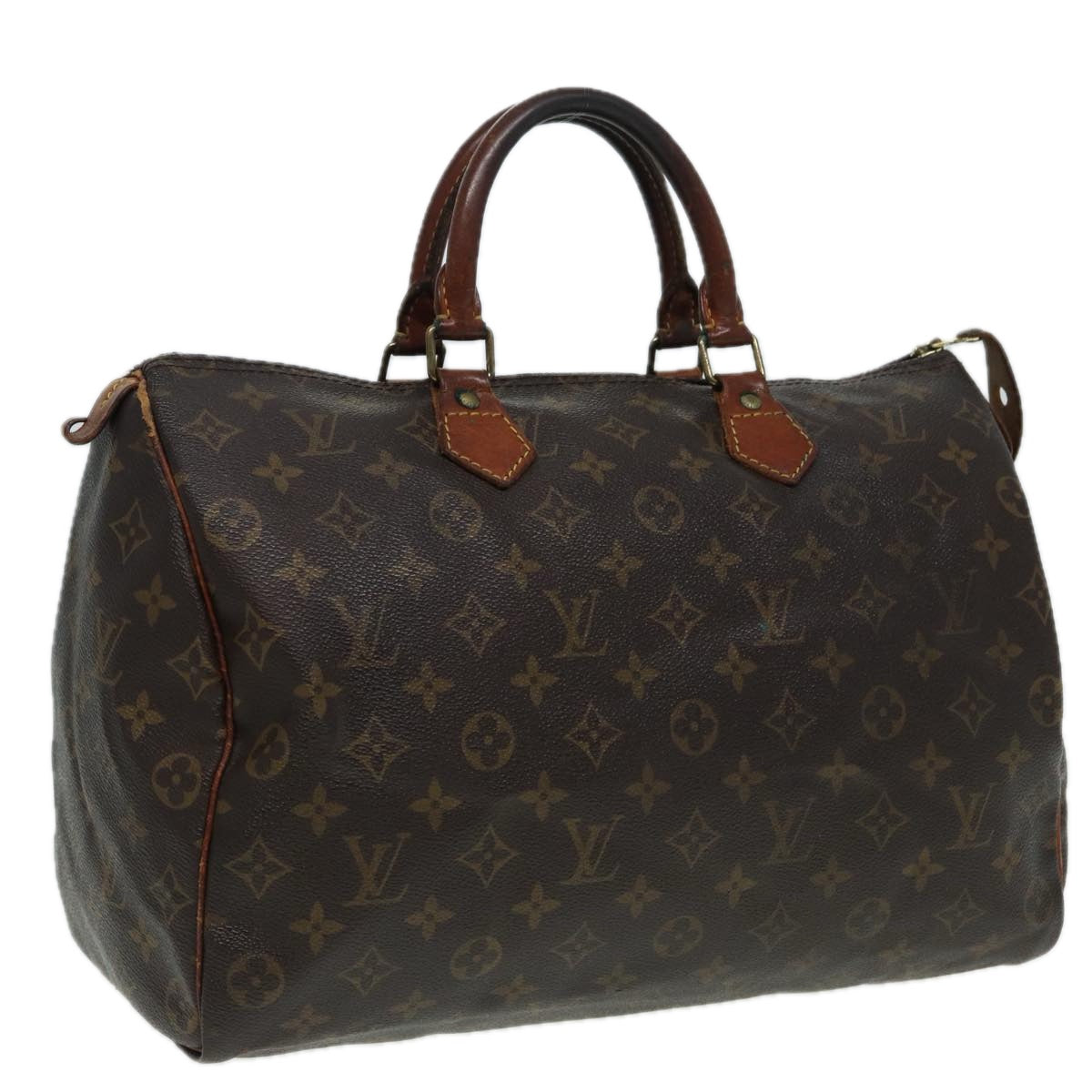 LOUIS VUITTON Monogram Speedy 35 Hand Bag M41524 LV 83321