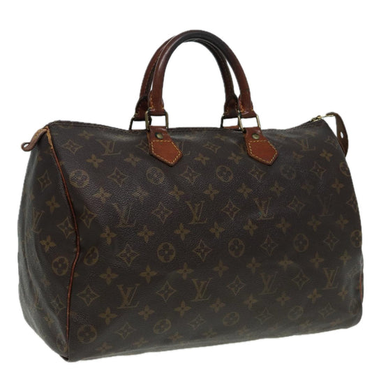 LOUIS VUITTON Monogram Speedy 35 Hand Bag M41524 LV 83321