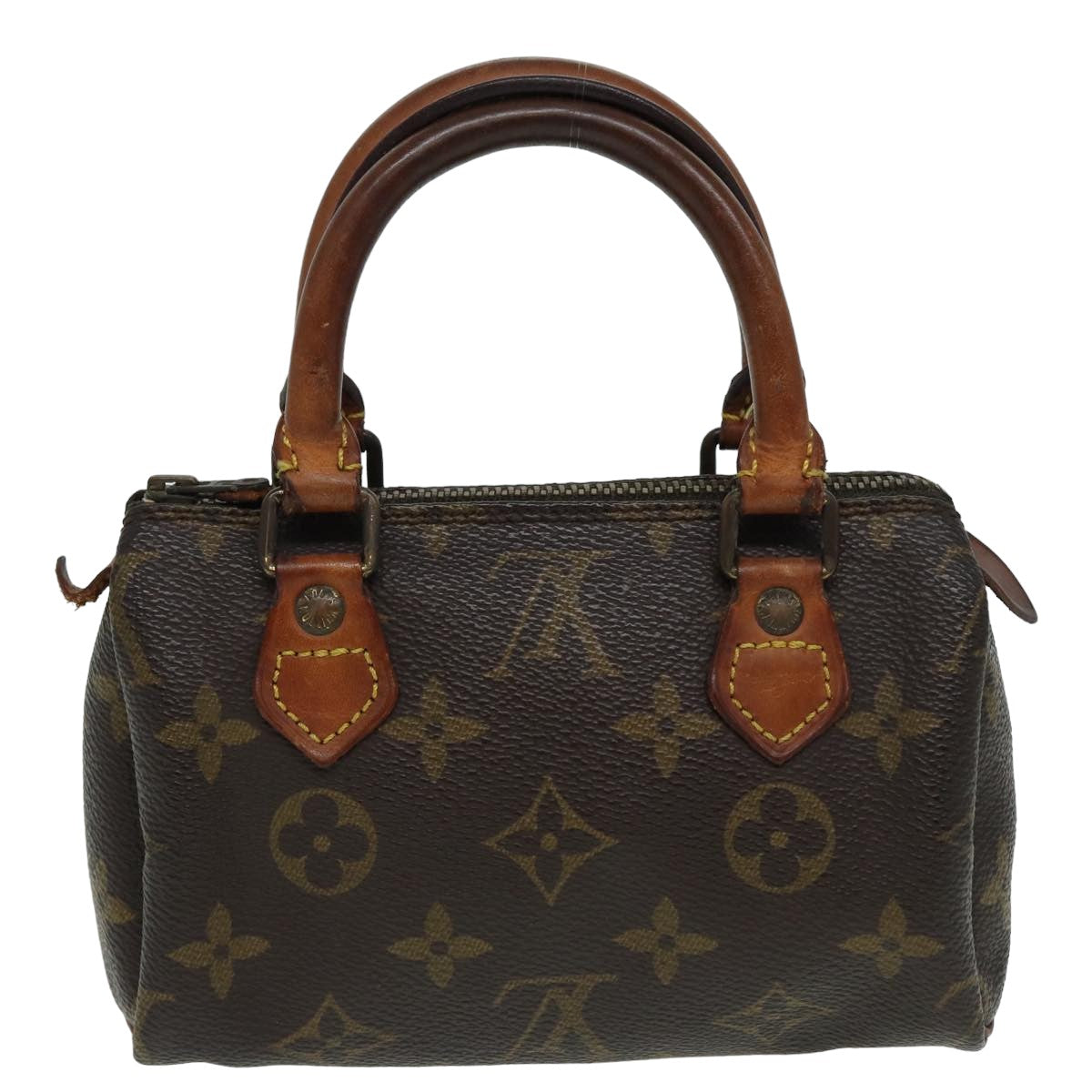 LOUIS VUITTON Monogram Mini Speedy Hand Bag Vintage M41534 LV 83353