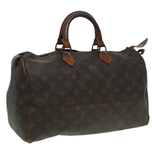 LOUIS VUITTON Monogram Speedy 35 Hand Bag M41524 LV 83394