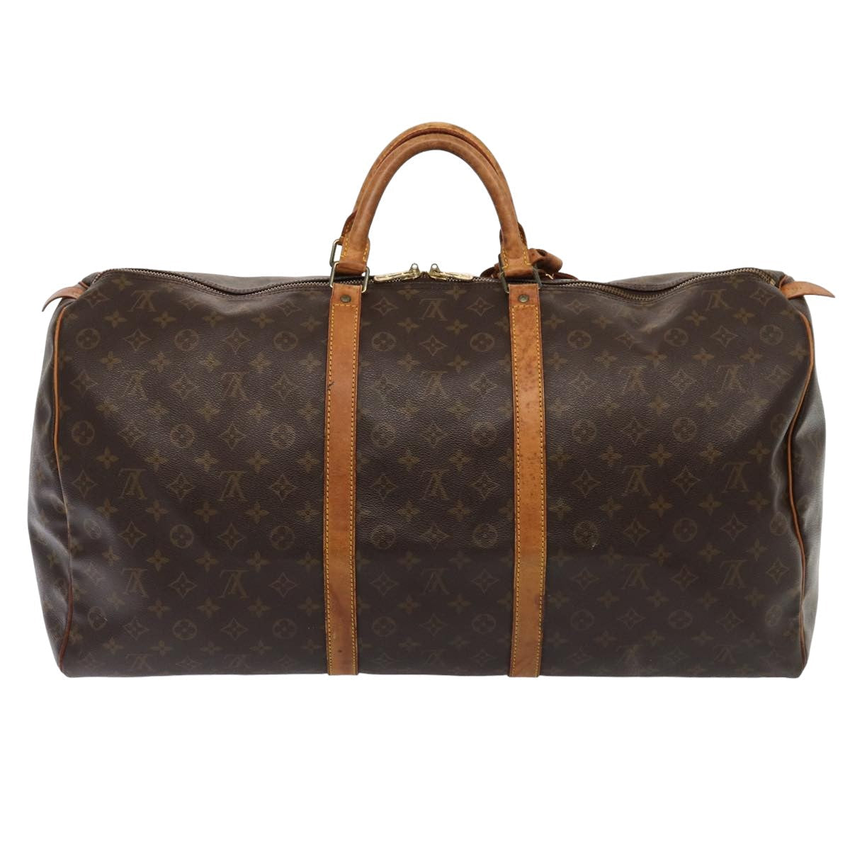LOUIS VUITTON Monogram Keepall 60 Boston Bag M41422 LV 83414
