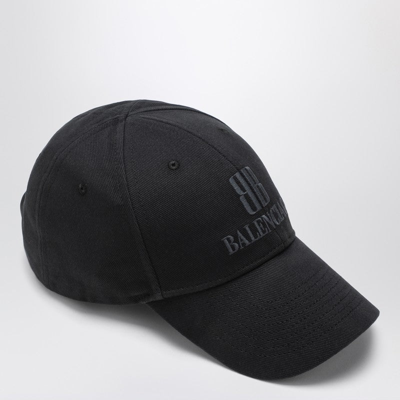 Balenciaga Nano Bb Black Baseball Cap Men