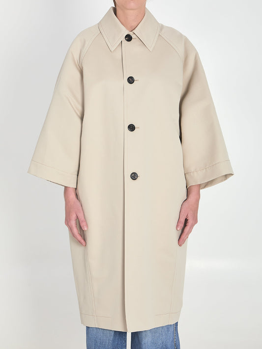 BOTTEGA VENETA Three-Quarter Sleeve Cocoon Jacket