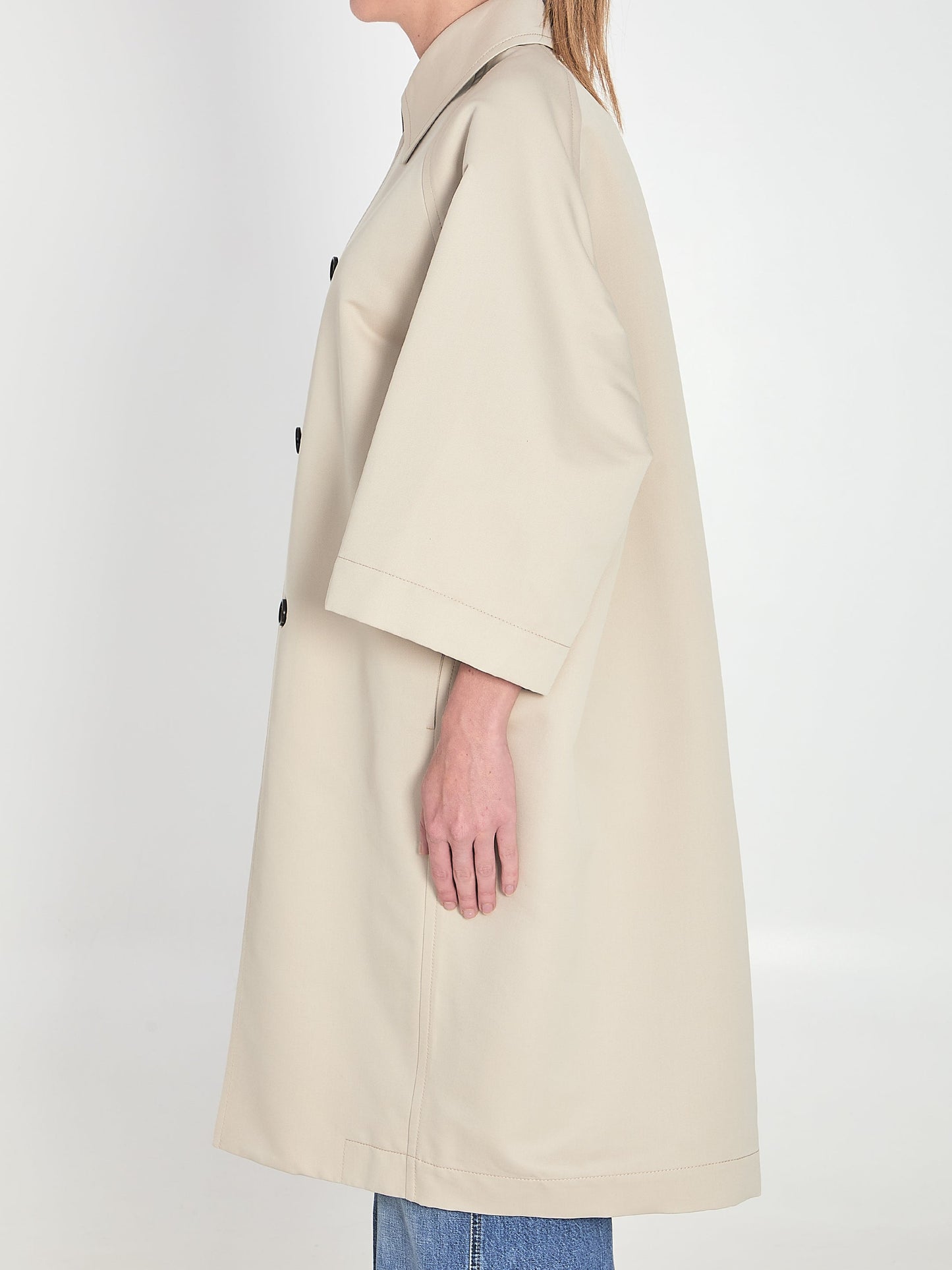 BOTTEGA VENETA Three-Quarter Sleeve Cocoon Jacket