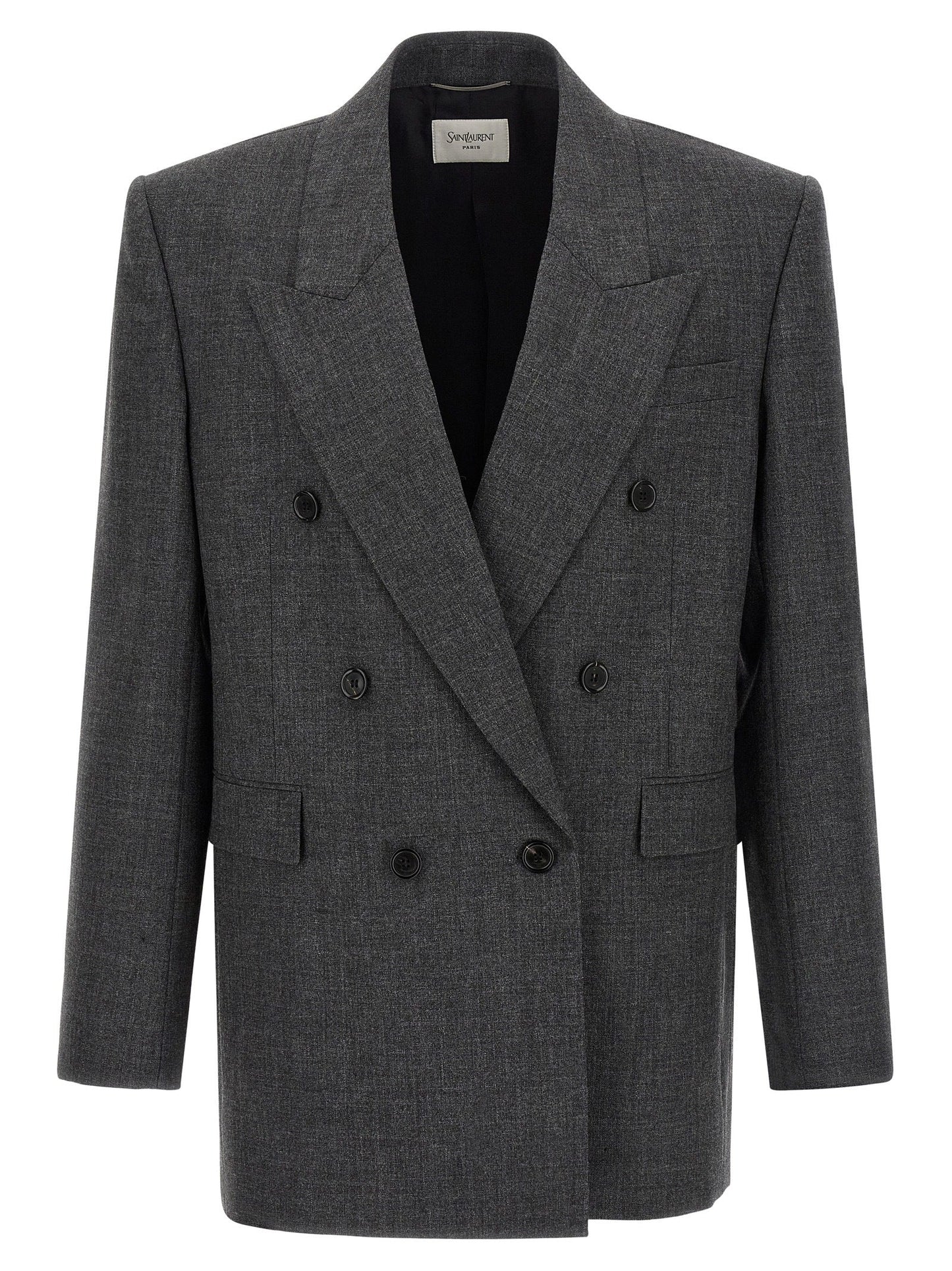 Saint Laurent Men Double-Breasted Blazer