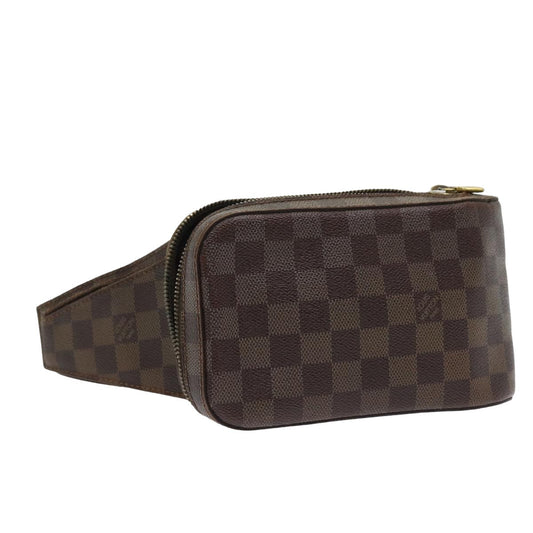 LOUIS VUITTON Damier Ebene Geronimos Shoulder Bag N51994 LV 83522