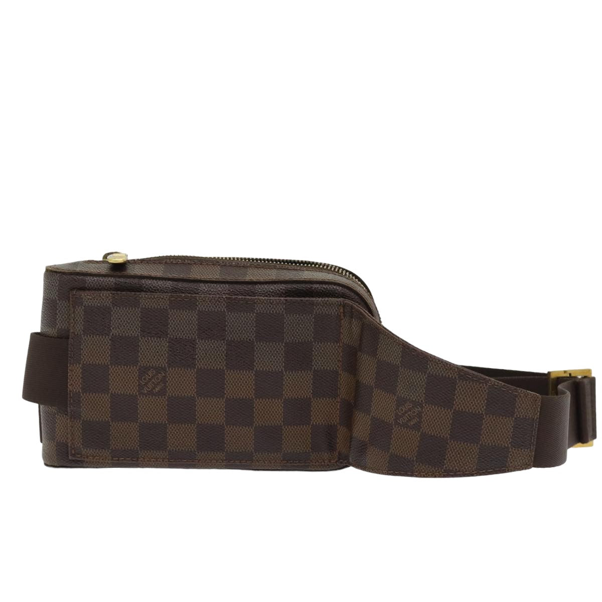 LOUIS VUITTON Damier Ebene Geronimos Shoulder Bag N51994 LV 83522