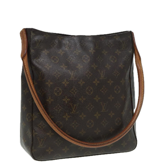 LOUIS VUITTON Monogram Looping GM Shoulder Bag M51145 LV 83530