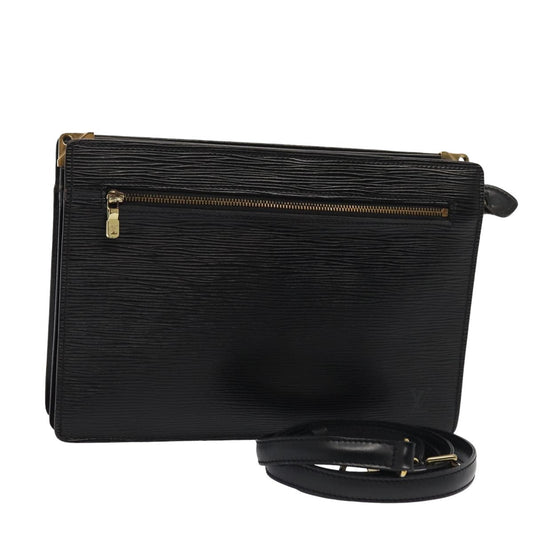 LOUIS VUITTON Epi Angian Shoulder Bag 2way Black M52112 LV 83533