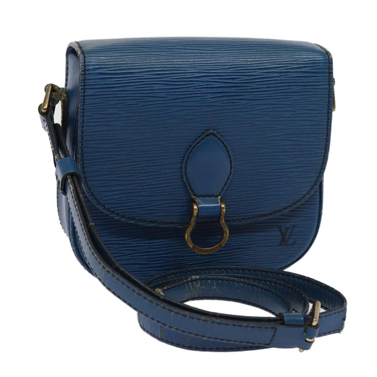 LOUIS VUITTON Epi Saint Cloud PM Shoulder Bag Blue M52195 LV 83534