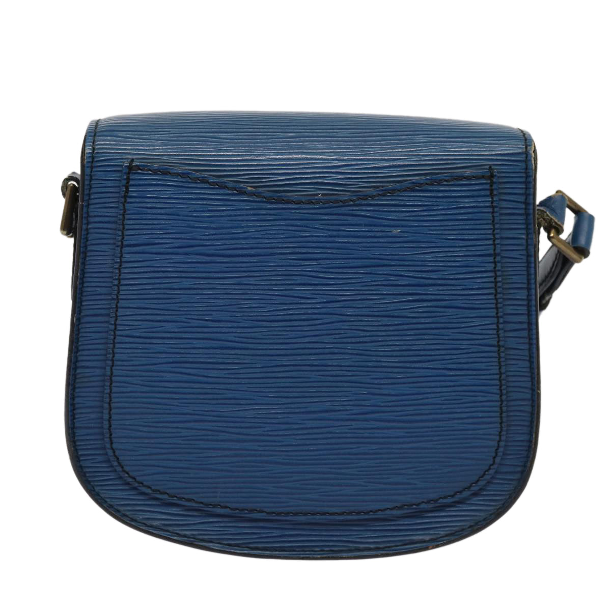 LOUIS VUITTON Epi Saint Cloud PM Shoulder Bag Blue M52195 LV 83534