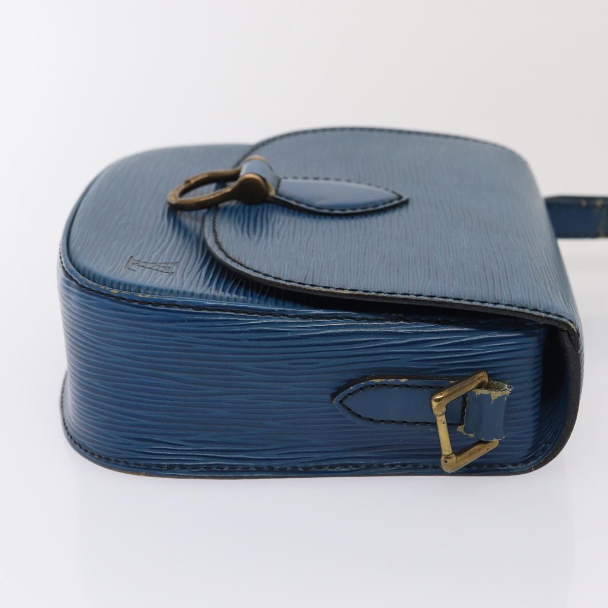 LOUIS VUITTON Epi Saint Cloud PM Shoulder Bag Blue M52195 LV 83534