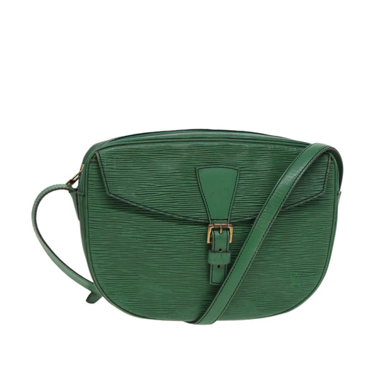LOUIS VUITTON Epi Jeune Fille MM Shoulder Bag Green M52154 LV 83535