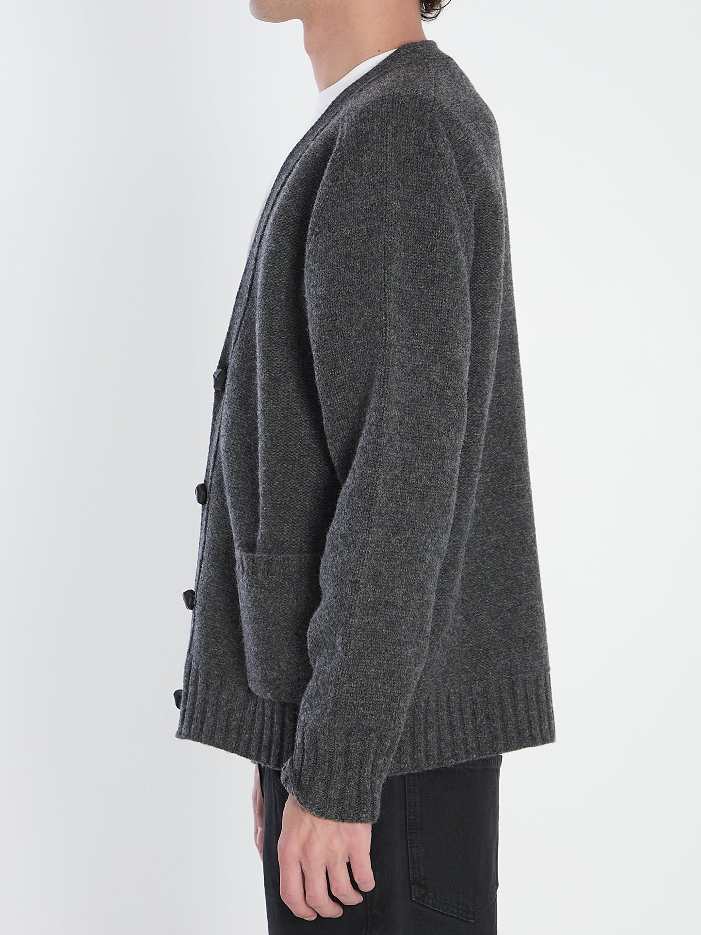BOTTEGA VENETA Relaxed Fit Wool Cardigan - Size L
