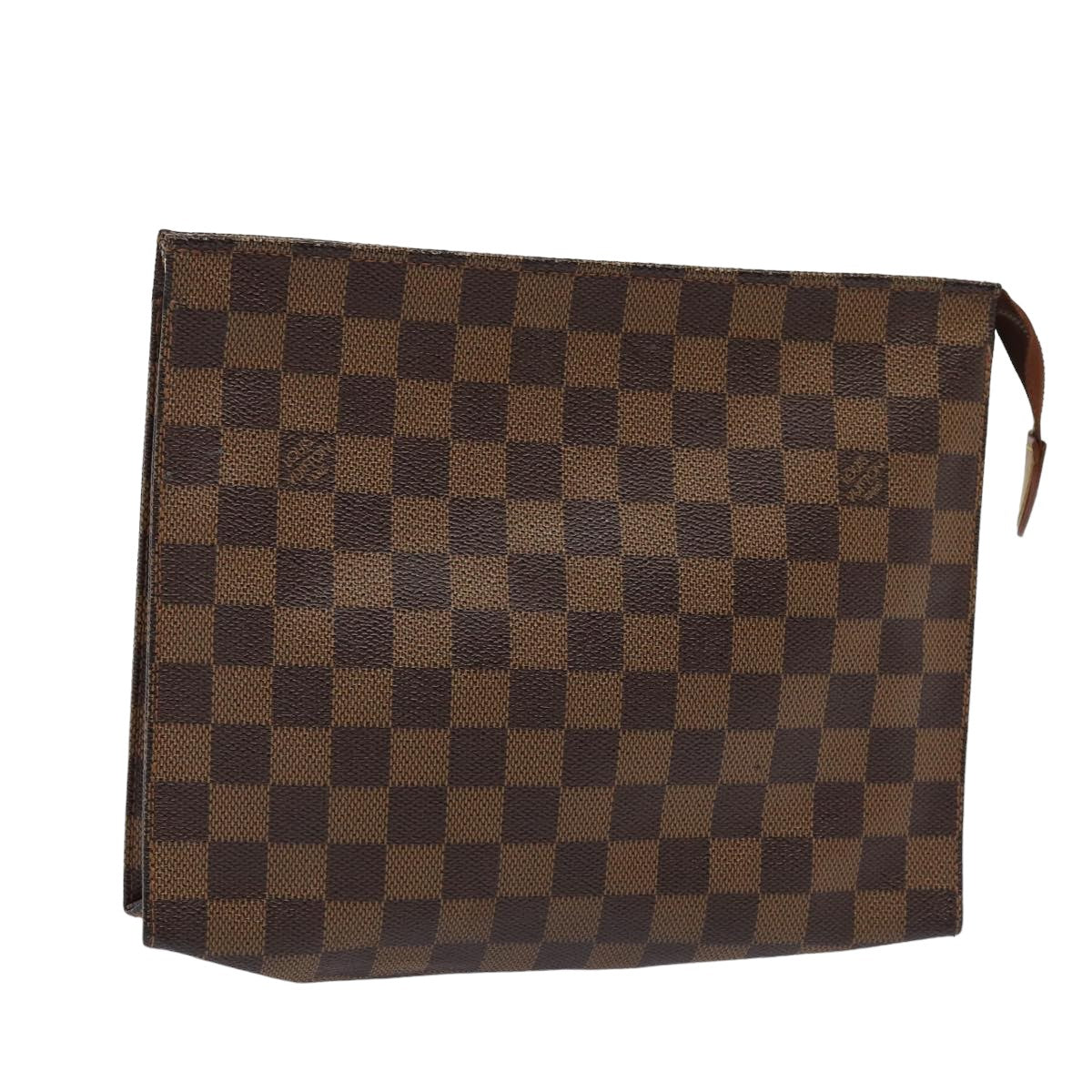 LOUIS VUITTON Damier Ebene Poche Toilette 26 Pouch N47543 LV 83540
