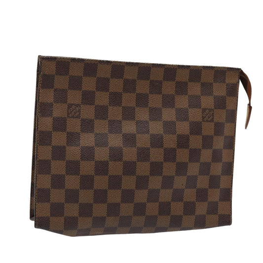 LOUIS VUITTON Damier Ebene Poche Toilette 26 Pouch N47543 LV 83540