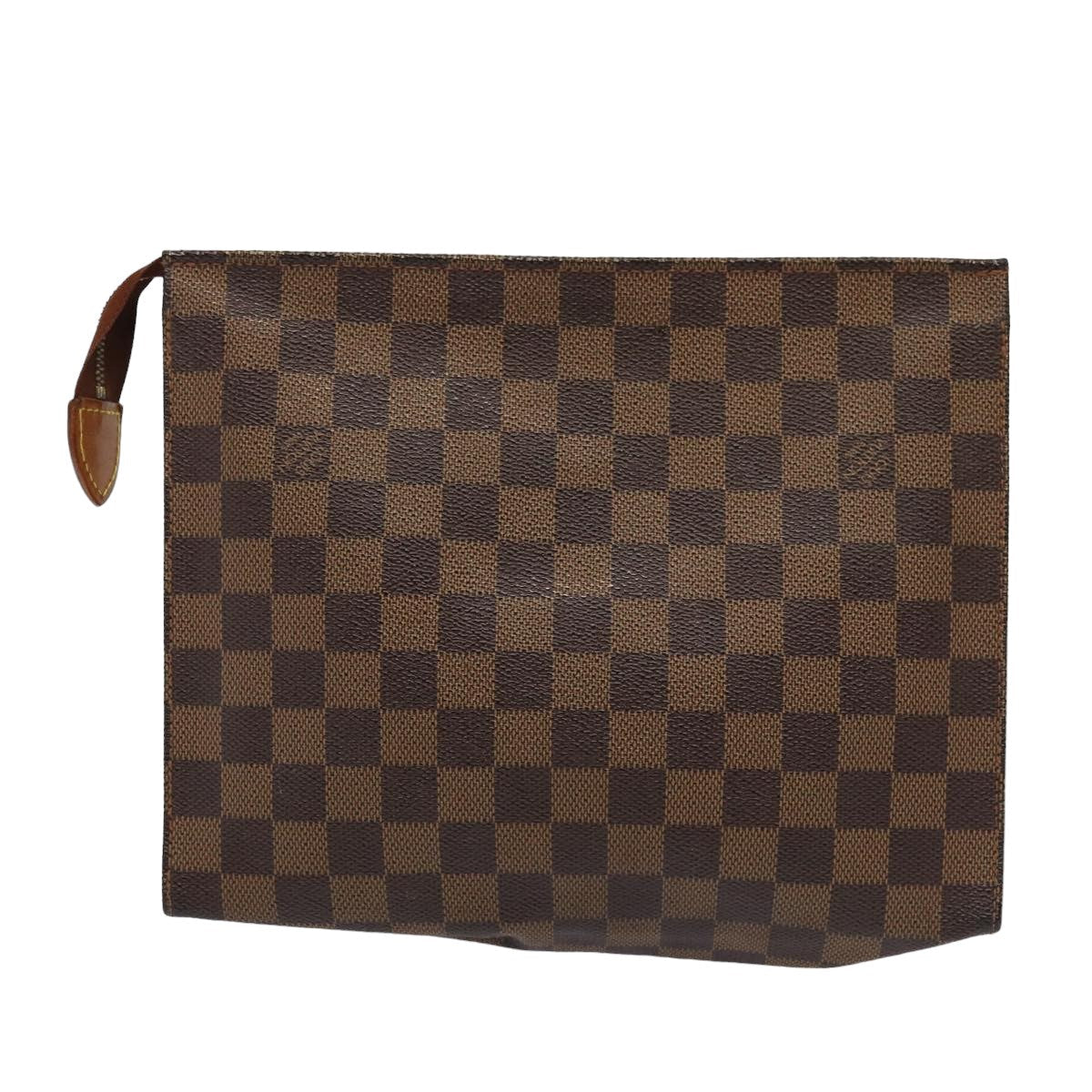 LOUIS VUITTON Damier Ebene Poche Toilette 26 Pouch N47543 LV 83540
