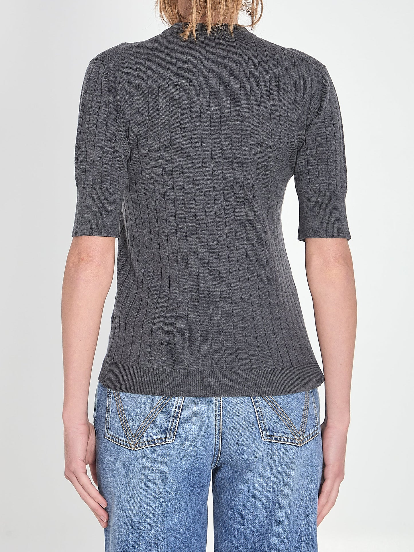 BOTTEGA VENETA Cotton Short Sleeve Sweater