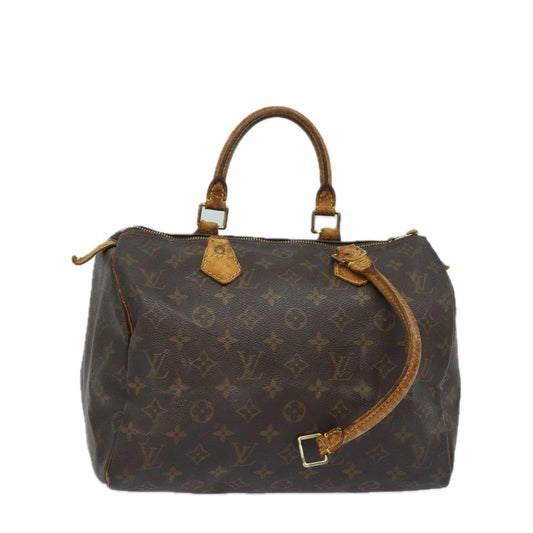 LOUIS VUITTON Monogram Speedy 30 Hand Bag M41526 LV 83554