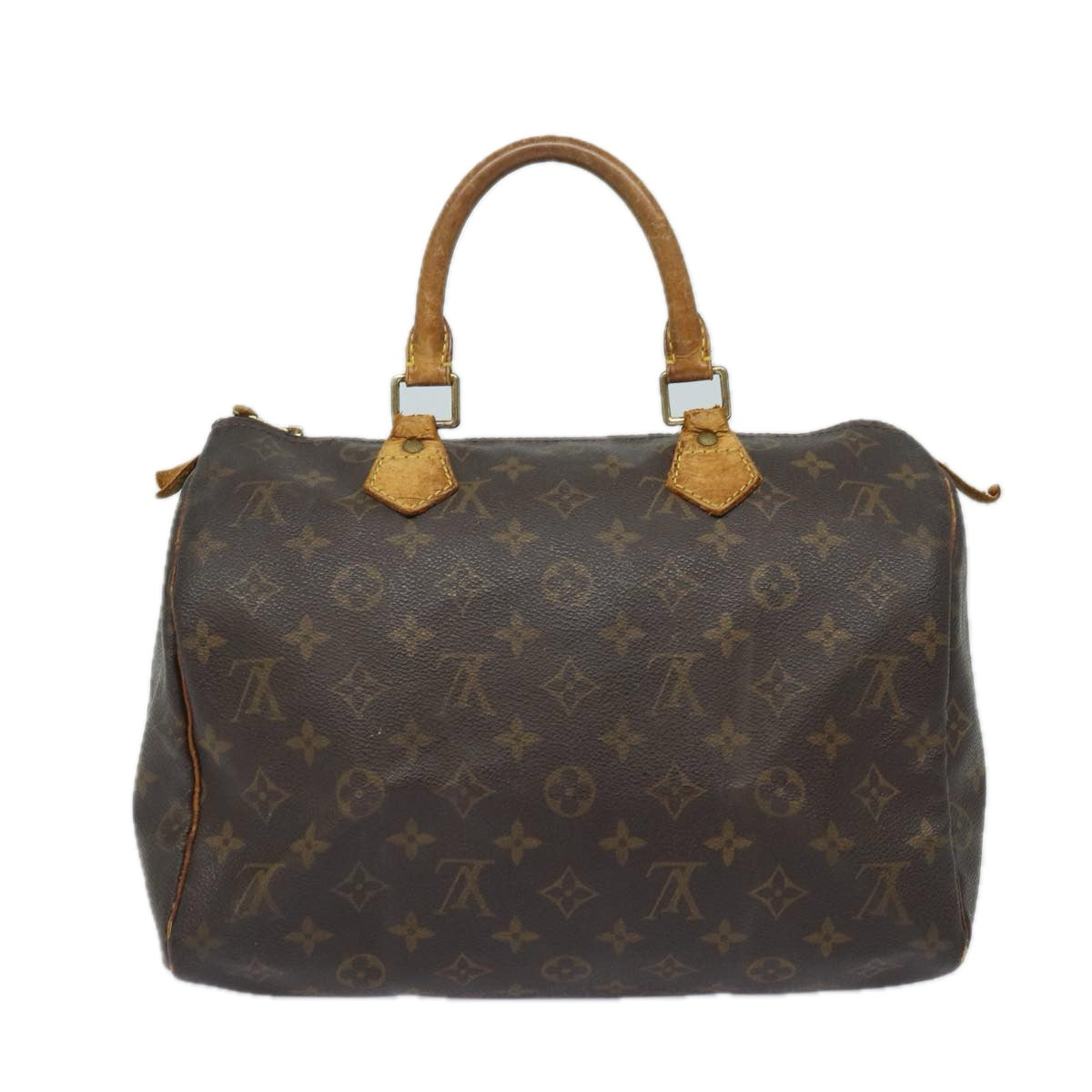 LOUIS VUITTON Monogram Speedy 30 Hand Bag M41526 LV 83554