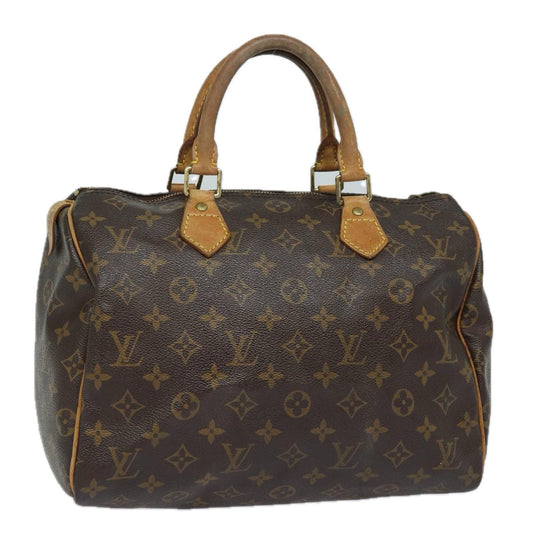 LOUIS VUITTON Monogram Speedy 30 Hand Bag M41526 LV 83555