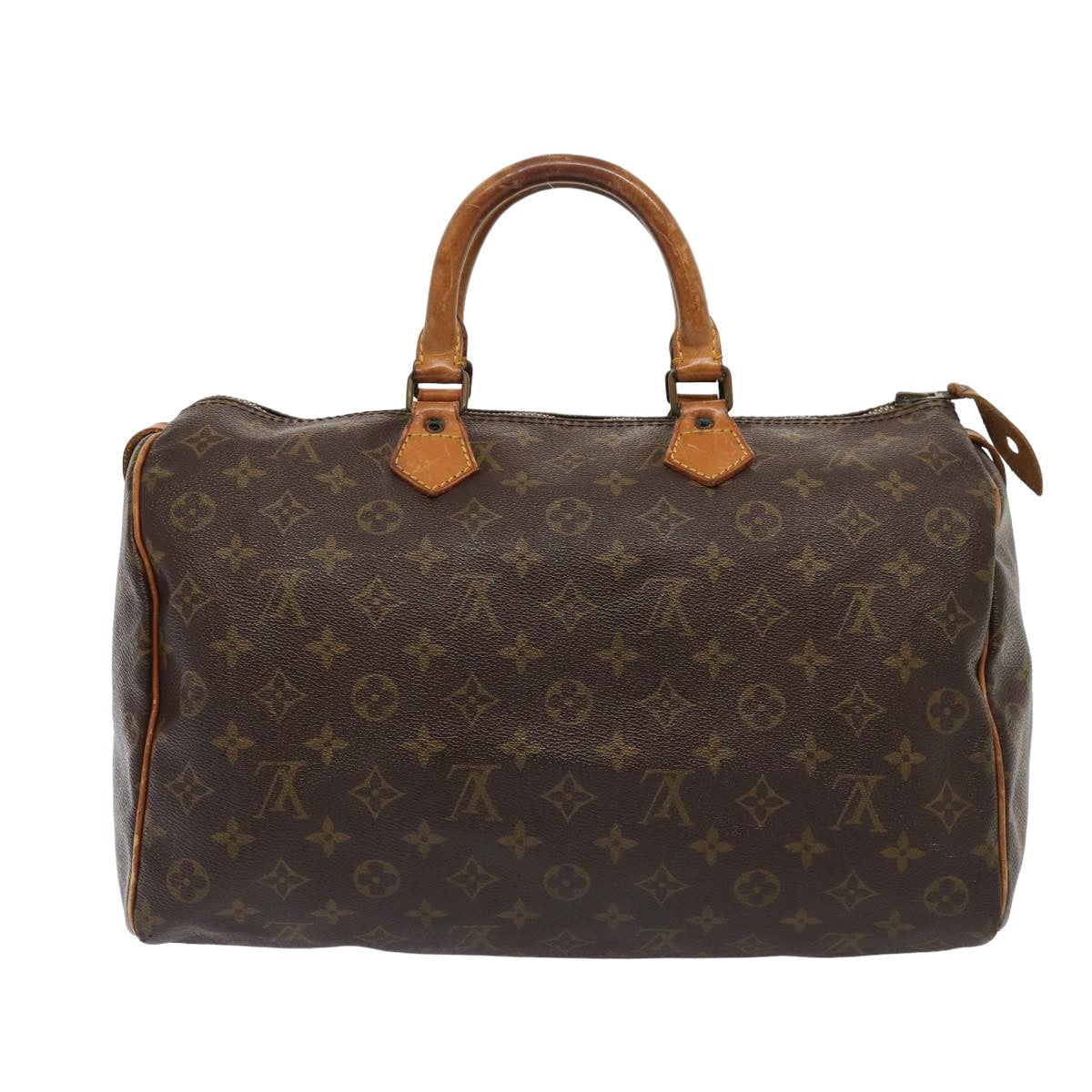 LOUIS VUITTON Monogram Speedy 35 Hand Bag M41524 LV 83557